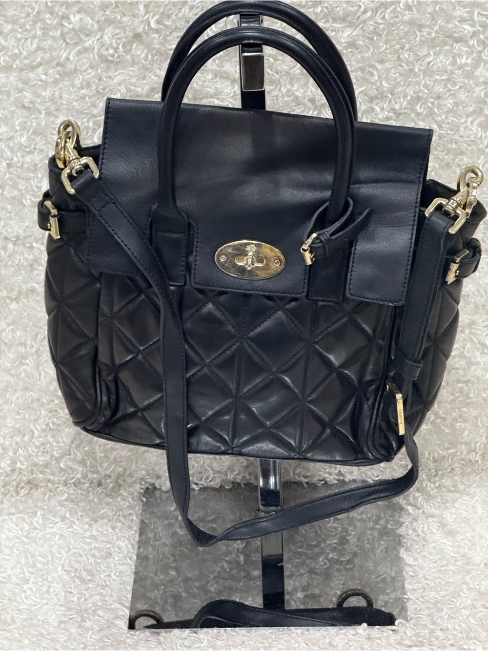 Mulberry Large Cara Delevingne quilted bag